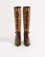 Valentino Pattie Boot In Pony-Effect Calfskin 75Mm - Image 5